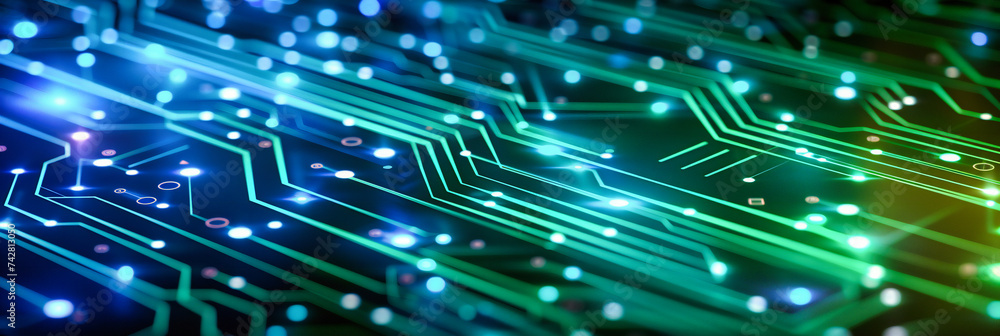 Poster digital heartbeat: the complexity of circuit boards and technology in modern engineering