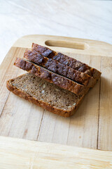 Balkan Bread with Einkorn and Rye Flour, sunflower seeds, coriander seeds and flaxseed
