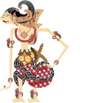 Wayang sadewa javanese shadow puppet