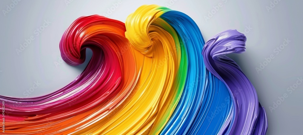 Poster dynamic abstract wave backdrop for creative projects with vibrant and colorful design aesthetics.
