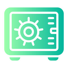 safe box gradient icon