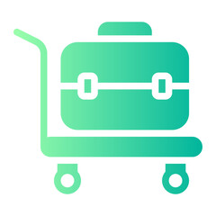 trolley gradient icon