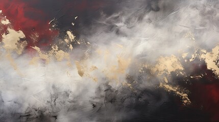 Closeup of abstract rough dark gold burgundy art painting texture, with oil acrylic brushstroke, pallet knife paint on canvas, geometric spatula technique