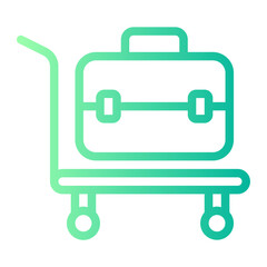 trolley gradient icon