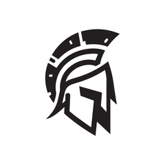 sparta simple logo vector black