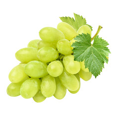 bunch of green grapes transparent background