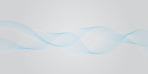 Abstract white and light blue wave modern soft luxury texture with smooth and clean vector subtle background illustration.	