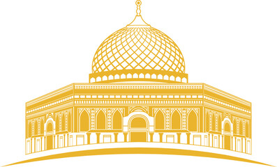 Al aqsa mosque outline