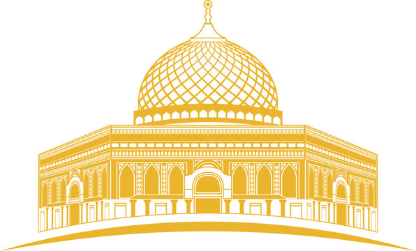 Al aqsa mosque outline