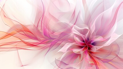 Fototapeta na wymiar Abstract flower background wallpaper, beautiful poster design, flowers, neon colors, colorful, watercolor, wide screen