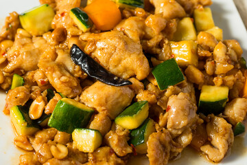 Chinese Stir Fry Kung Pao Chicken