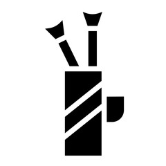 ninjas glyph icon