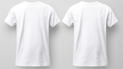 white t shirt isolated background generative ai