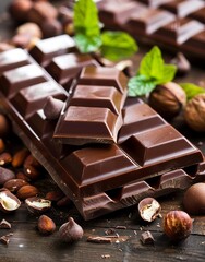 mouth-watering whole hazelnut chocolate