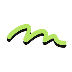 Line Retro Element