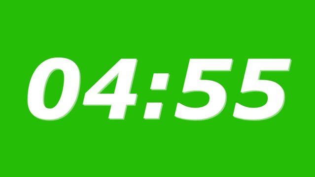 5 Minute Countdown. Clock 5 Minute countdown animation Timer Countdown. Countdown 5 minutes.