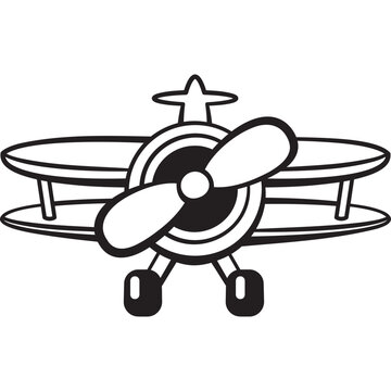 recommend clip art: front airplane outline