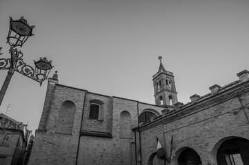 Acquaviva Picena, Marche, Italy. Mother Church of San Nicolò