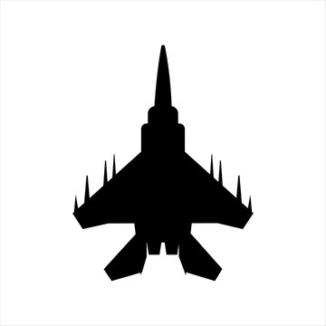 recommend clip art: Set of military jet fighter silhouettes