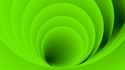 abstract green background with circles