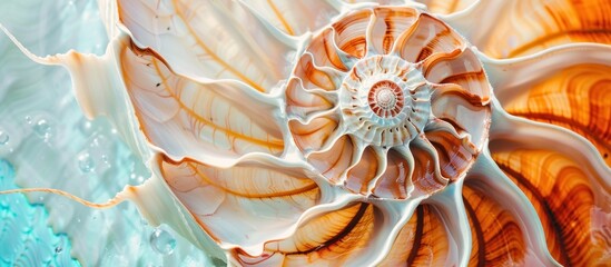 beautiful nautilus shell pattern