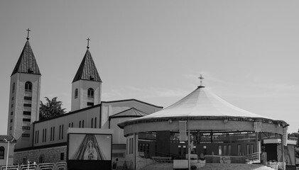 Medjugorje Bosnia and Herzegovina. The parish church of St. James