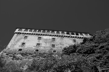 Pescolanciano, Molise. D’Alessandro Castle. View