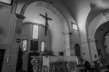Vastogirardi, Isernia, Molise. Church of San Nicola di Bari. View