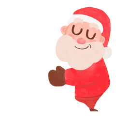 Santa Claus Watercolor Illustration