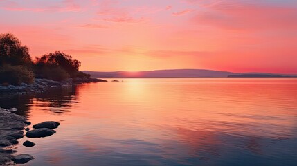 A photo of a tranquil inlet