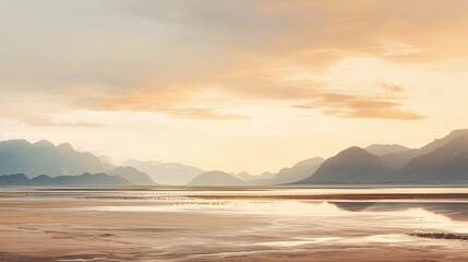 A photo of an estuary with salt flats