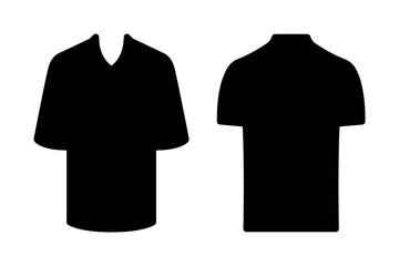T-shirts mockup hand drawn vector format