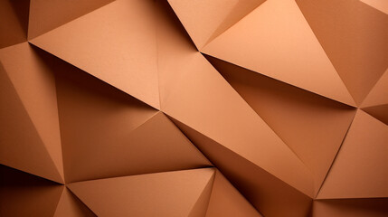abstract cardboard background with triangles shapes 
