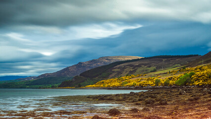 nature sceneries in the area around Ullapool, highlands, Scotland