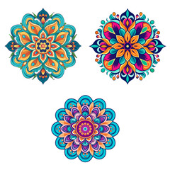 Circular pattern in form of mandala DECORATION COLORFULL
