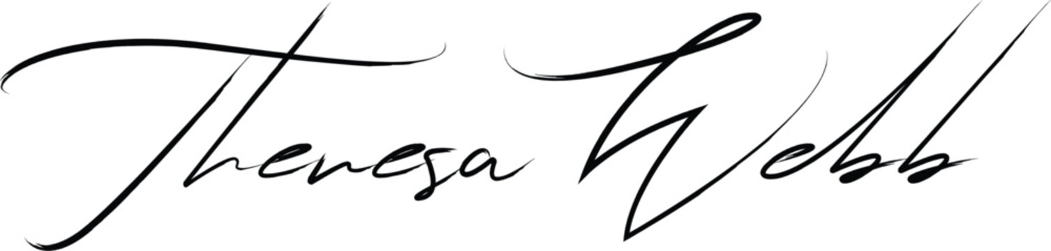 Handwriting photography logo template
