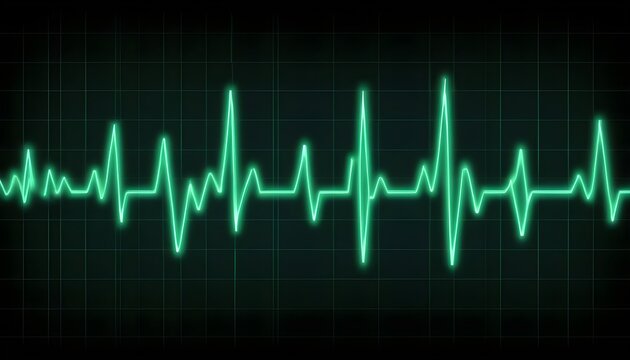 heart beat on monitor