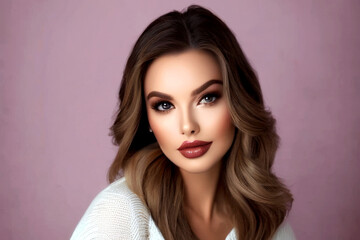 Fototapeta premium portrait of a woman beauty fashion 