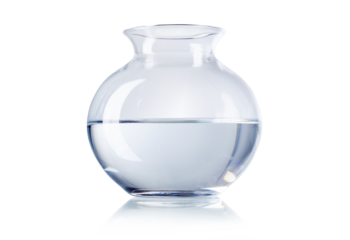Blumenvase aus Glas 