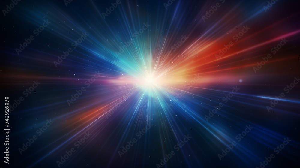 Poster easy to add lens flare effects for overlay designs or screen blending mode to make high-quality imag