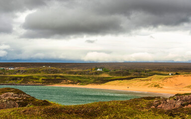 Fototapeta na wymiar nature sceneries along the wester ross route, highlands Scotland