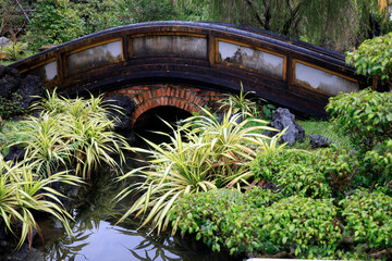 Bridge in the garden of the Imperial Citadel of Hue