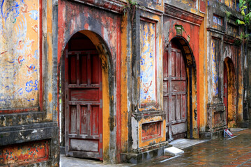 Door of building of the Imperial Citadels of Hue