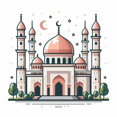 illustration of a mosque