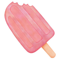 watercolor fruit popsicles