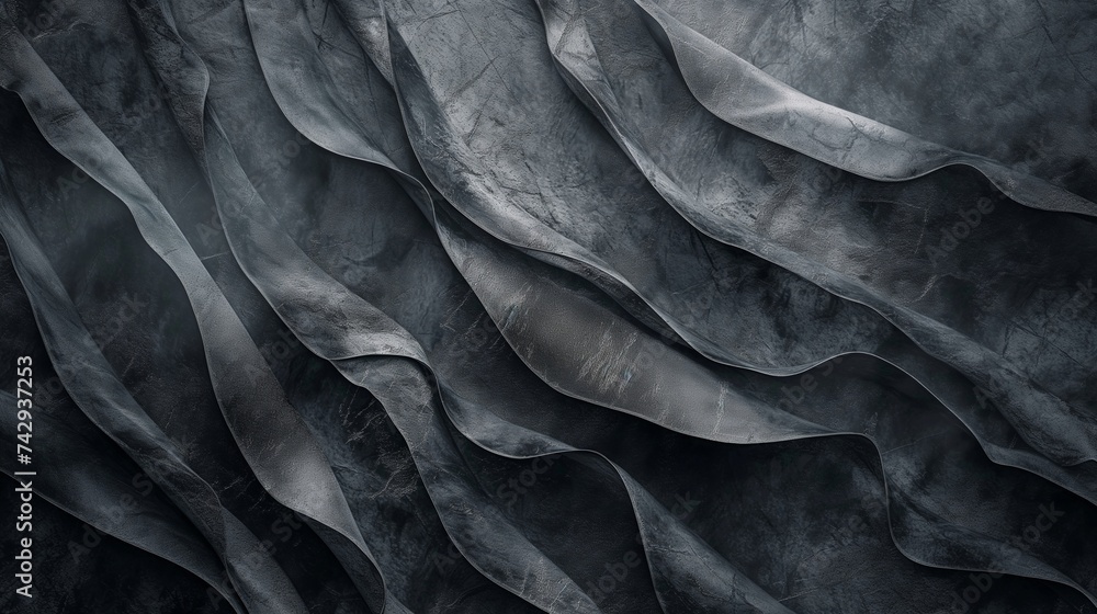 Poster an abstract design that mimics the texture of fine charcoal on a smooth surface. the pattern is subt