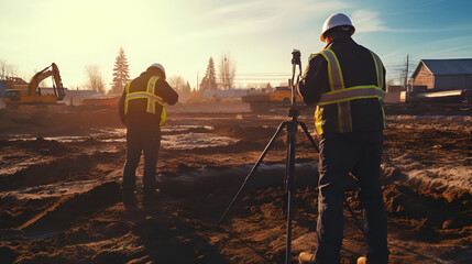 Engineers conducting geotechnical surveys and analyzing soil conditions to assess foundation requirements and inform site preparation activities for construction projects. 