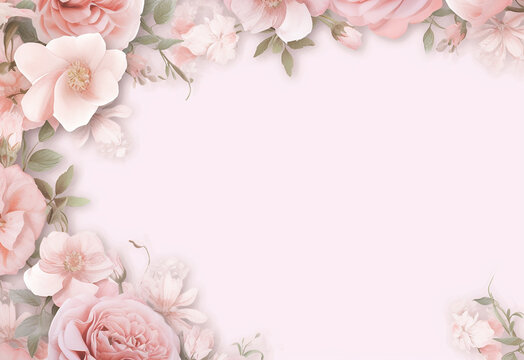 Beautiful floral and flower background design wallpaper pattern