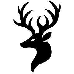 Simple deer head logo