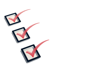 check box with red check mark